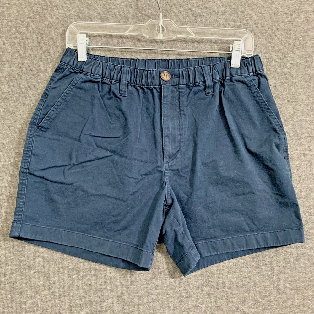 Chubbies Shorts Mens Medium Navy Blue Chino 5.5" in The Staples Stretch Casual
